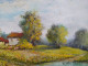 Delcampe - Tableau Paysage De Touraine Signé Henri Tourel - Huiles