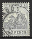 BARBADOS....KING EDWARD VII..(1901-10..)...." 1909.."......2d......SG166.....(CAT.VAL.£26..)...CDS......VFU.... - Barbados (...-1966)