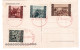Yugoslavia,Trieste Zona B Littorale Istria Sloveno Stamps,red Postal Seal Postojna-jama,Istra,vintage Postcard,rare - Cartas & Documentos