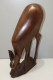 -BELLE GRANDE ANCIENNE STATUE ANTILOPE BOIS Sculpté Orig. AFRIQUE Jus Grenier    E - Art Africain