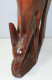 Delcampe - -BELLE GRANDE ANCIENNE STATUE ANTILOPE BOIS Sculpté Orig. AFRIQUE Jus Grenier    E - Art Africain