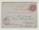 Belgium Postal Stationery Postcard With Reply Posted 1883 B240615 - Tarjetas Postales Con Respuesta