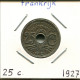 25 CENTIMES 1927 FRANCE Pièce Française #AM205.F.A - 25 Centimes