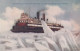 ZAYIX Postcard Great Lakes Ship Car Ferry Chief Wawatam In Ice Divided Back - Autres & Non Classés