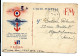 CARTE POSTALE ENTIER FM - Pub " Offert Par St RAPHAEL Quinquina "  Texte E.DALADIER - NAVIRE SOUS-MARIN ? HYDRAVION 1940 - Briefe U. Dokumente