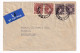 Lettre 1952 Lagos Oduneye Brothers Nigeria Flawil Suisse Switzerland Paire Stamp King George VI British Colony Africa - Nigeria (...-1960)