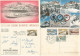 Winter Olympics 1956 Cortina #5 Pcards Event Including 2 Signed By Athletes (1 Stampless) + 2 Photos In RealPPC - Olympic Games
