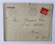 !!! LETTRE DU SÉNAT DE 1937 DE PARIS POUR NICE. AFF 50c. PAIX ISSUE DE ROULETTE. - Coil Stamps