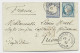FRANCE N° 60 LOSANGE AMBULANT MIXTE GERMANY 2 GROSCHEN CHATEAU SALINS 17.2.1872 TO PUY DE DOME - Storia Postale