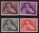 PORTUGAL MI-NR. 856-859 POSTFRISCH MIT FALZ ALMEIDA GARRETT DICHTER SKULPTUR - Unused Stamps