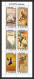 Ajman - 2638a N°809/816 A HOKUSAI Cigogne Crane Stork Oiseaux Birds Peinture Tableaux Paintings ** MNH  - Picotenazas & Aves Zancudas