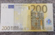 European Union  200 Euro Banknote 2002 Rare X Series Germany 200€ 2002 - 200 Euro