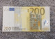 European Union  200 Euro Banknote 2002 Rare X Series Germany 200€ 2002 - 200 Euro