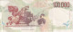 BILLETE DE ITALIA DE 100000 LIRE DEL AÑO 1994 DE CARAVAGGIO (BANKNOTE) DIFERENTES FIRMAS - 100000 Lire