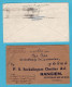 BURMA 2 Covers 1936 Rangoon To USA + 1947 Pudiokotha To Rangiem - Birma (...-1947)