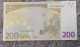 European Union  200 Euro Banknote 2002 Rare X Series Germany 200€ 2002 - 200 Euro