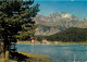 Switzerland Grisons St Moritz Stazersee Badanstalt Mit Hotel - Sankt Moritz