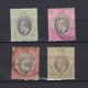 SOUTHERN NGERIA 1903, Sc# 10-14, Part Set, Wmk Crown CA, KEVII, MH/Used - Nigeria (...-1960)