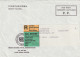 United Nations Cover Registered Vienna - 1990s - Zoll Douane United Nations Postal Administration - Covers & Documents