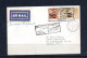 INDIA - 1933 - DELHI TO LONDON FLGHT COVER WITH FIRST FLIGHT CACHET - 1911-35 Roi Georges V