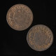 Suisse / Switzerland, , 2 Rappen, 1850 & 1851, , Bronze, ,KM#4.1 - 1 Franc