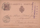 ESPAÑA  ALFONSO XIII PELON ENTERO POSTAL CON IMPRESION PRIVADA FRANCISCO RECARTE IRUN 1900 - Briefe U. Dokumente