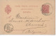 ESPAÑA  ALFONSO XIII PELON ENTERO POSTAL CON IMPRESION PRIVADA CREDIT LYONNAIS BARCELONA1897 - Cartas & Documentos