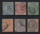 Jamaica (B01). 1860 Definitives Set. Watermark Pineapple. Used. Hinged. - Giamaica (...-1961)