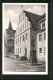 AK Pulsnitz I. S., Gasthaus Ratskeller Mit Rietscheldenkmal  - Pulsnitz