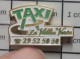 811J Pin's Pins / Beau Et Rare / TRANSPORTS / TAXI LA VALLEE VERTE - Transportes