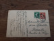 Carte Postale Avec Timbres Français Et Oblitération Allemande - 1903-60 Semeuse Lignée