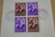 Fondation Musicale Reine Elisabeth 1937,1 Er Jour Avec 4 Timbres,superbe état De Collection,Mint - 1931-1950