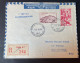 Lettre Recommandé Par Avion 1946 Paris Rio De Janeiro 1er Service Hebdomadaire - 1927-1959 Covers & Documents