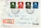 Norwegen 1943, Grieg, Kpl. Ausgabe Auf Reko FDC Nach Deutschland - Lettres & Documents