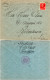 Norwegen 1929/30, 2 Briefe (1mal NIDAROS) M. Propaganda Stempel F. Trondhjem.  - Cartas & Documentos