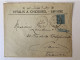 !!! SMYRNE, LETTRE DE 1923, OBLITÉRATION TRÉSOR AUX POSTES POUR PARIS. - Storia Postale