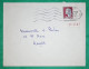 N°1263 MARIANNE DE DECARIS COIN DATE 25.11.61 LETTRE PARIS POUR MARSEILLE COVER FRANCE - 1960 Marianne De Decaris