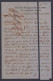 Inde British India 1873 Land Mortgage Bank Of India Letter Head, Broken In Two Pieces - 1858-79 Kolonie Van De Kroon