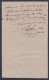 Inde British India 1871 Oudh & United Service Bank Limited, Letter Head, Banking - 1858-79 Compagnia Delle Indie E Regno Della Regina