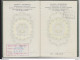 Delcampe - Fixe Passaporto Residente In Tunisia Marca Consolare Gratuita Concessione Gratuita Del Passaporto 14 Mai 1963 Tunis - Revenue Stamps