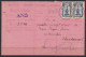 Carte-récépissé Affr. Paire N°164 Càd ANS /1921 De Cultivateur à XHENDREMAEL - Griffe Receveur Des Contributions "ANS" ( - Covers & Documents