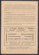 Dépliant Société Royale Belge Des Ingénieurs Et Industriels Affr. PREO PRE053 Pour Charbonnage D'HENSIES-POMMEROEUL Janv - Sobreimpresos 1936-51 (Sello Pequeno)