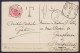 Italie - CP Bellagio Lago Di Como Affr. 5cts Càd BELLAGIO /23 8 1912 Pour GANSHOREN-lez-Bruxelles - Taxé 10c Càd JETTE / - Brieven En Documenten