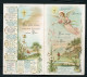 PETIT CALENDRIER RELIGIEUX DE 1901 - 2 FEUILLETS DE 7X12 CM - - Petit Format : 1901-20