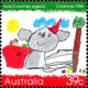Australie Poste N** Yv:1103/1105 Noël Dessins D'enfants - Mint Stamps
