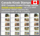 Canada Kanada ATM Kiosk Stamps 2-6 / Famous Painters / Full Set With 18 Digit Control Numbers MNH / Automatenmarken - Viñetas De Franqueo - Stic'n'Tic