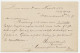 Trein Haltestempel Dedemsvaart 1891 - Cartas & Documentos