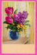 294573 / Hungary Illustrator Still Life - Table Vase Flowers Tulip PC 1938 USED 6+6f. Baron Roland Von Eötvös Physicist - Brieven En Documenten