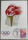 3 CP JO Jeux Olympiques D'Hiver 1968 Et 1992 Flamme Cachet Timbre Premier Jour - Olympische Spelen