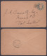 Inde British India 1913 Used King Edward VII Half Anna Cover, Khanki To Sialkot, Envelope, Postal Stationery - 1902-11 King Edward VII